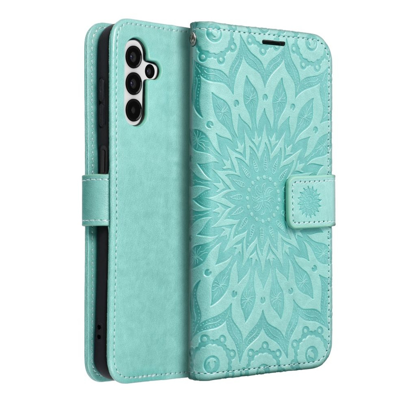 Kabura MEZZO Book do SAMSUNG A13 5G / A04S mandala zielony