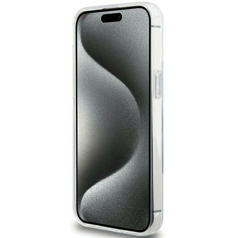 Karl Lagerfeld KLHMP15XHMRSKHH iPhone 15 Pro Max 6.7&quot; white/white hardcase Ring Stand Karl Head MagSafe