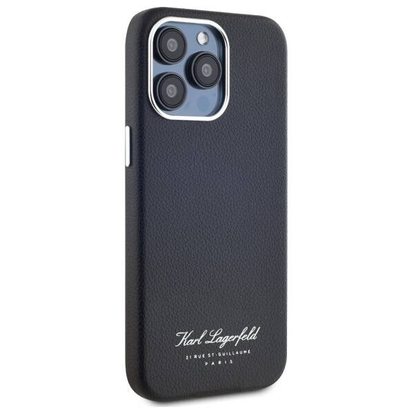 Etui Karl Lagerfeld Hotel RSG na iPhone 15 Pro Max  - czarne