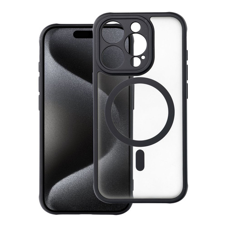 Futerał Full Matte Mag Cover kompatybilny z MagSafe do IPHONE 15 PRO czarny