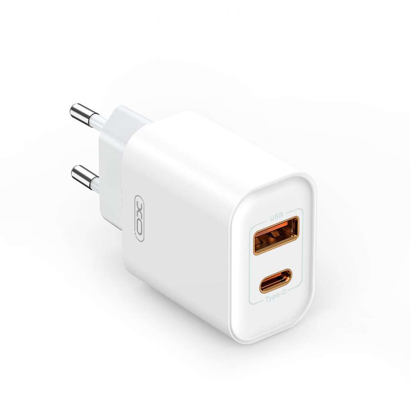 XO ŁAD SIEC CE12 PD QC 3.0 20W BIAŁA + KABEL USB-C/LIGHTNING