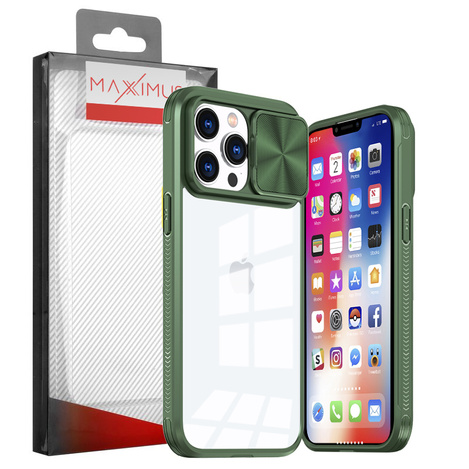 Etui IPHONE 11 PRO MX CamSlider zielone