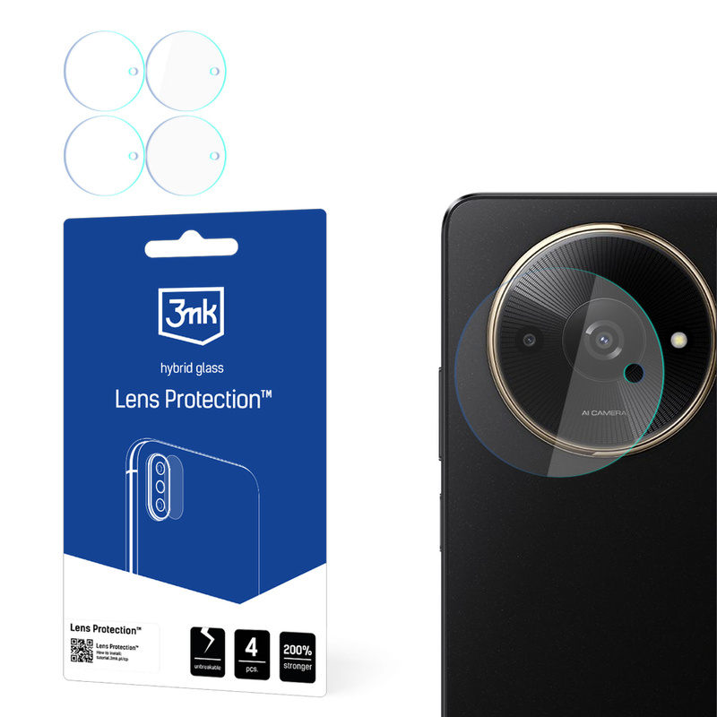 3MK Lens Protect Xiaomi Redmi A3x Ochrona na obiektyw aparatu 4szt