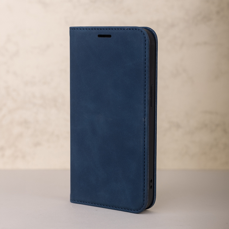 Etui Smart Suede do iPhone 11 granatowe