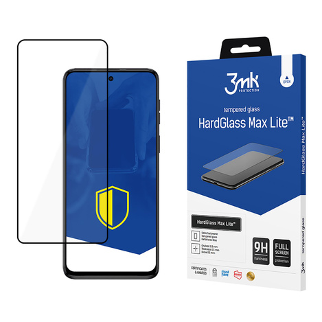 3MK HardGlass Max Lite Motorola Moto G54/Power Edition czarny/black, Fullscreen Glass Lite