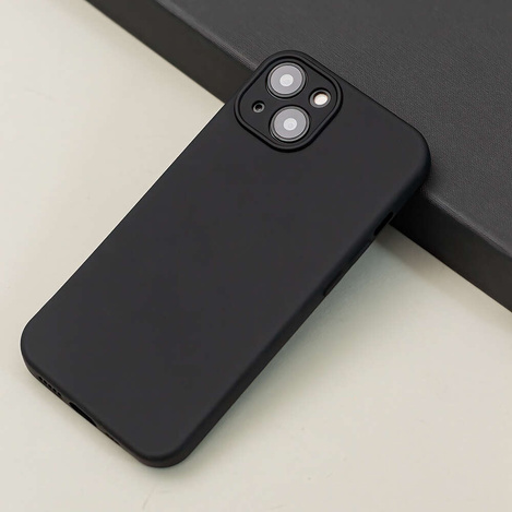 Etui do Samsung S23 FE czarne + Szkło na ekran + Szkło na aparat