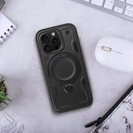 Futerał FROST ARMOR do IPHONE 16 Plus czarny