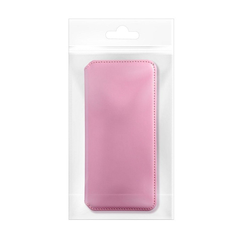 Kabura DUAL POCKET Book do SAMSUNG S24 FE jasny różowy