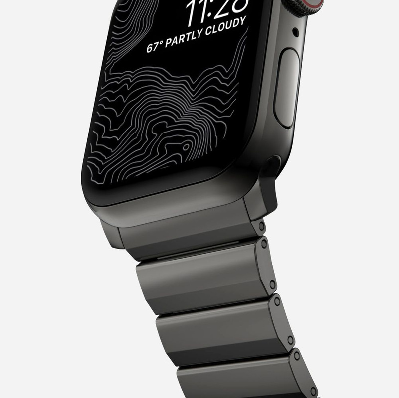 TECH-PROTECT STEELBAND APPLE WATCH 6 / 7 / 8 / 9 / 10 / SE / ULTRA 1 / 2 (44 / 45 / 46 / 49 MM) BLACK