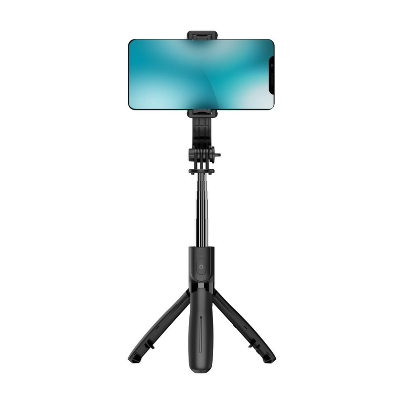 BLUE STAR uchwyt selfie z pilotem bezprzewodowym tripod L21 czarny