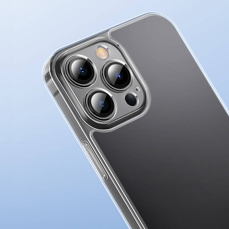 Baseus Frosted Glass Protective Case for iPhone 13 Pro transparent (ARWS000702)
