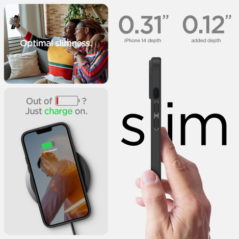 Spigen ULTRA HYBRID IPHONE 14 Plus MATTSCHWARZ
