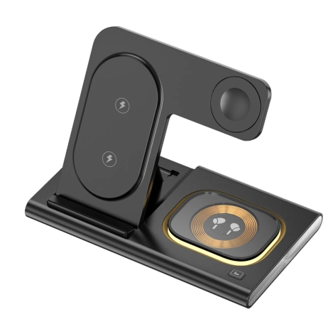 JELLICO wireless charger 3in1 W12 15W Black