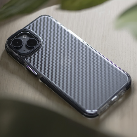 Nakładka Acrylic Carbon do iPhone 16 Plus 6,7&quot; czarna
