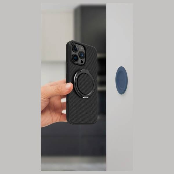 UNIQ Gripfit Premium 360 Magnetic Mount&Kickstand Uchwyt Magnetyczny czarny/carbon black