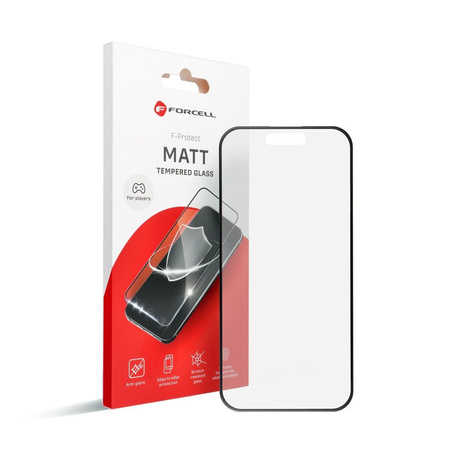 Szkło Hartowane Forcell Matt Glass - do Iphone XS Max / 11 Pro Max czarny