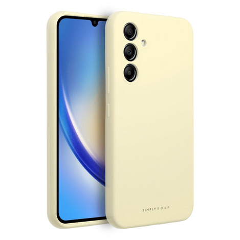 Futerał Roar Cloud-Skin - do Samsung Galaxy A34 5G Jasnożółty