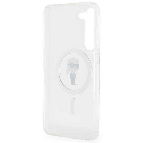 Karl Lagerfeld IML Ikonik MagSafe Hülle für Samsung Galaxy S23+ – transparent
