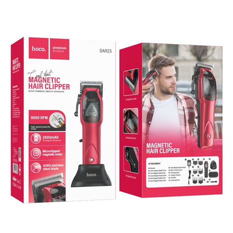 Maszynka do strzyżenia włosów Hoco DAR23 czerwona