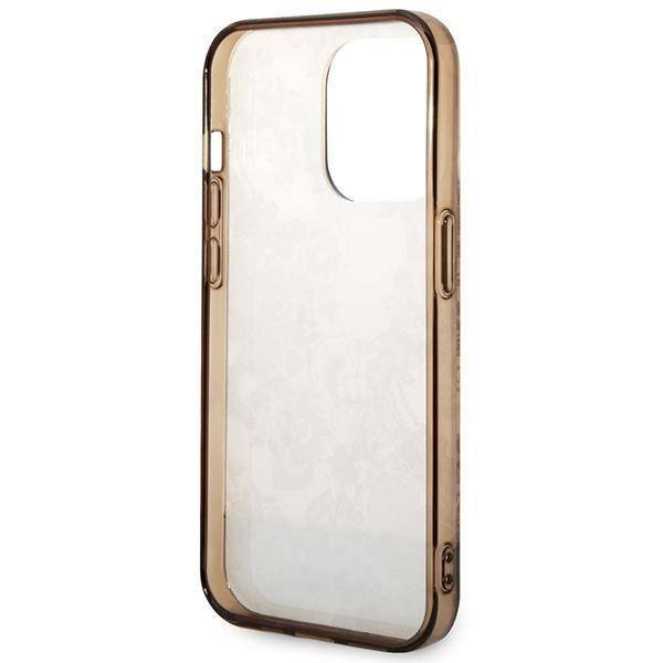 Guess Porcelain Collection - Etui iPhone 14 Pro (ochre)