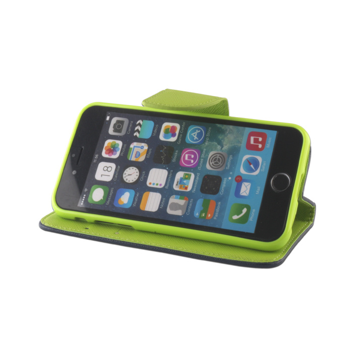 Etui Smart Fancy do Samsung Galaxy S24 granatowo-zielony