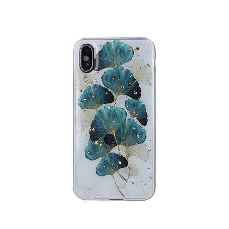 Nakładka Gold Glam do Samsung Galaxy A14 4G listki