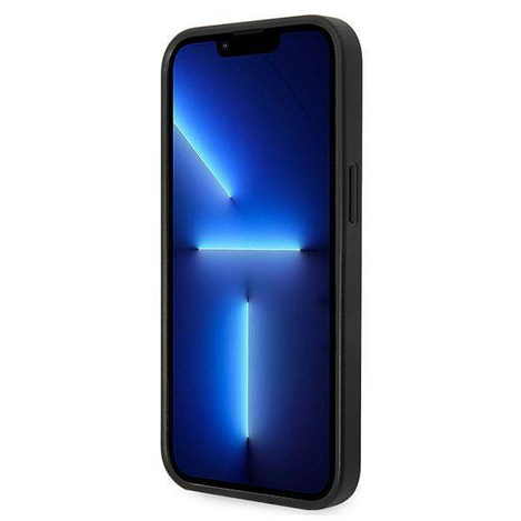 Oryginalne Etui IPHONE 14 PLUS Karl Lagerfeld Hardcase Glitter Plaque Logo (KLHCP14MG2ELK) czarne