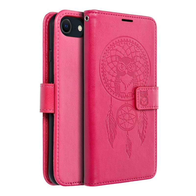 Kabura MEZZO Book do IPHONE 7 / 8 / SE 2020 / SE 2022 łapacz snów magenta