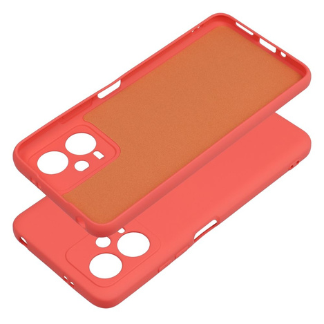 Futerał SILICONE do XIAOMI Redmi NOTE 12 5G brzoskwiniowy