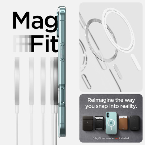 ETUI SPIGEN LIQUID CRYSTAL MAG MAGSAFE IPHONE 16 PLUS CLEAR