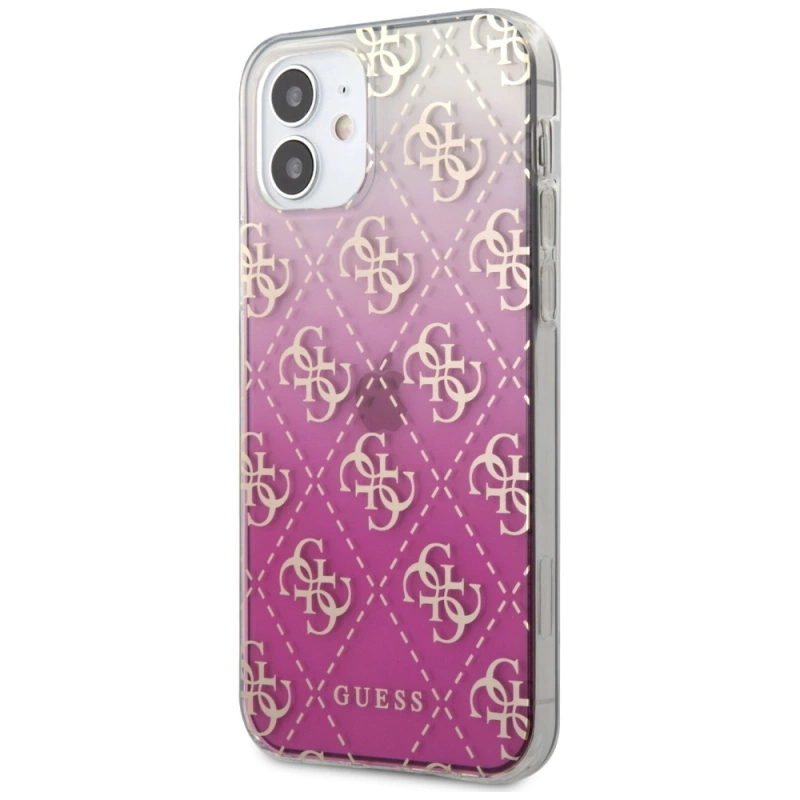 Guess GUHCP12SPCU4GGPI iPhone 12 mini 5,4" różowy/pink hardcase 4G Gradient / GUHCP12SPCU4GGPI