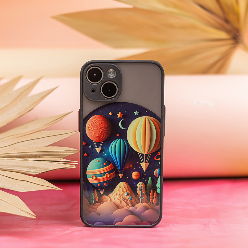Nakładka Ultra Trendy do iPhone 15 Pro 6,1&quot; Travel czarna