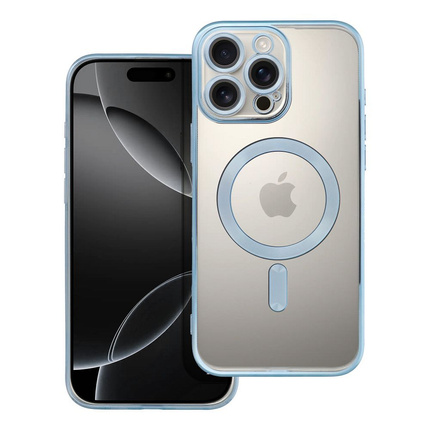 Futerał ELECTRO MAG COVER kompatybilny z MagSafe do IPHONE 16 Pro Max niebieski