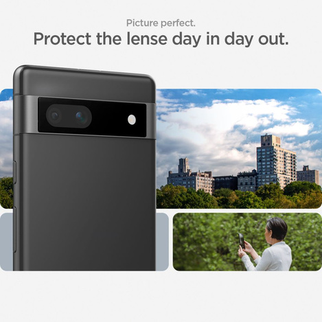 Spigen OPTIK.TR „EZ FIT“ KAMERASCHUTZ 2ER-PACK GOOGLE PIXEL 7A SCHWARZ