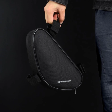 Wozinsky torba rowerowa na ramę roweru 1,5 L czarny (WBB11BK)
