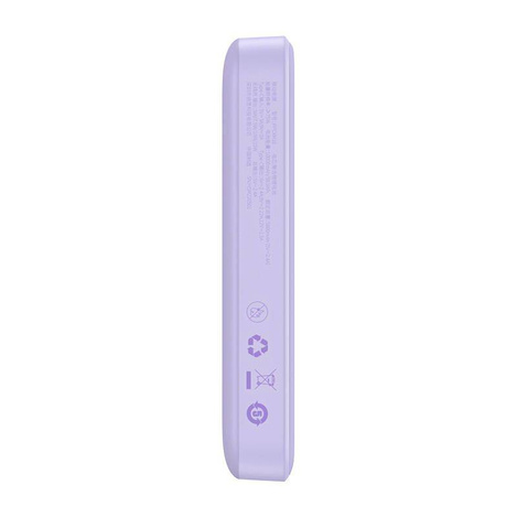 Powerbank Baseus Magnetic Mini 10000mAh 20W (fioletowy)
