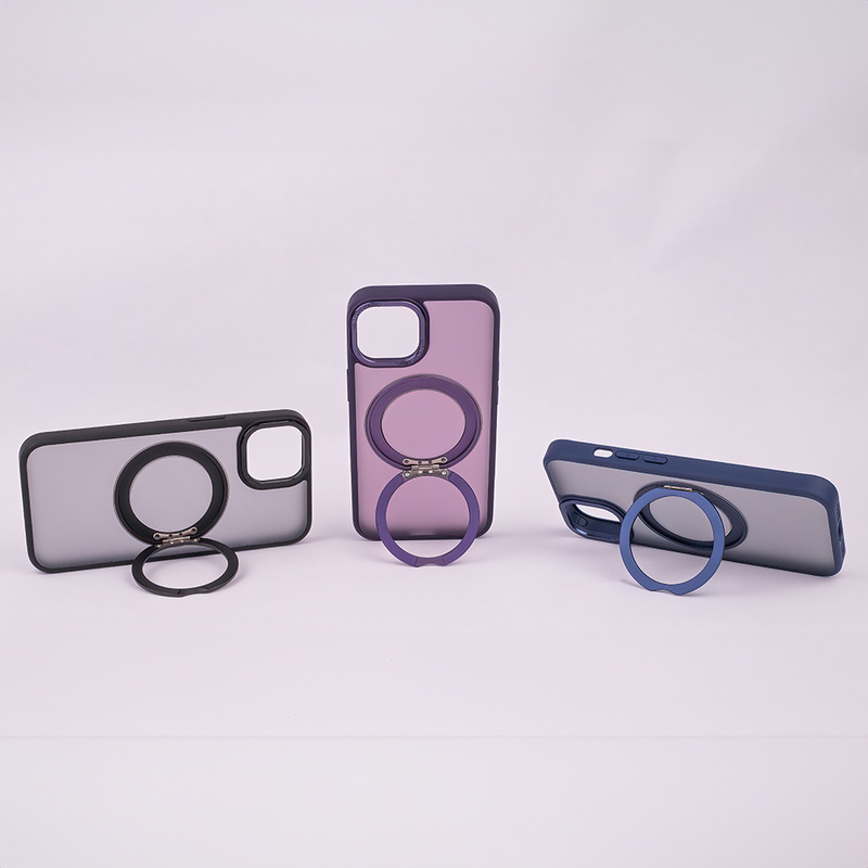 Nakładka Mag Ring Rotating do iPhone 12 / 12 Pro 6,1&quot; fioletowy