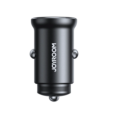 Joyroom JR-CCN06 30W 2x USB-C Mini-Autoladegerät Metall - Schwarz