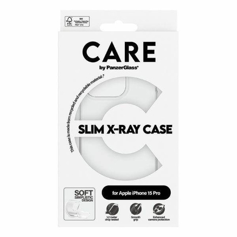 Etui CARE by PanzerGlass Slim X-Ray Case na iPhone 15 Pro - przezroczyste
