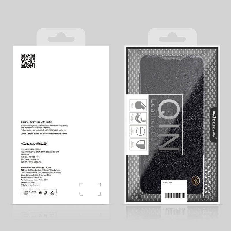 Nillkin Qin original leather case cover for Samsung Galaxy A03s black