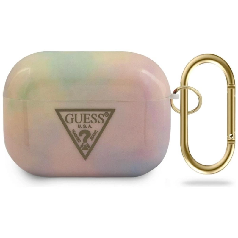 Guess GUACAPTPUMCGG01 AirPods Pro cover różowy/pink Tie & Dye Collection Guess / GUE000844