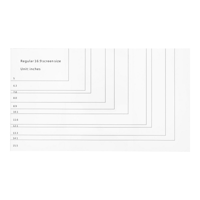 Uniwersalna Folia Ochronna Bestsuit na Wyświetlacze (DIY) - 15,5"
