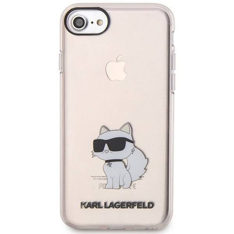 Karl Lagerfeld nakładka do iPhone 7 / 8 / SE KLHCI8HNCHTCP różowa hardcase IML NFT Choupette