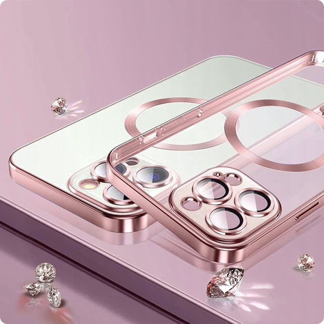 Etui APPLE IPHONE 15 Tech-Protect MagShine złote