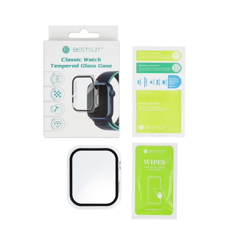 Futerał ochronny ze szkłem Bestsuit Flexible do Apple Watch 10 42mm - transparentny