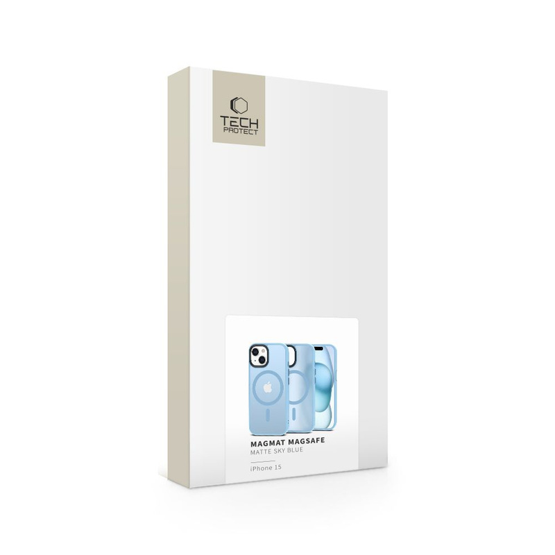 Etui APPLE IPHONE 15 Tech-Protect Magmat MagSafe Sky Blue
