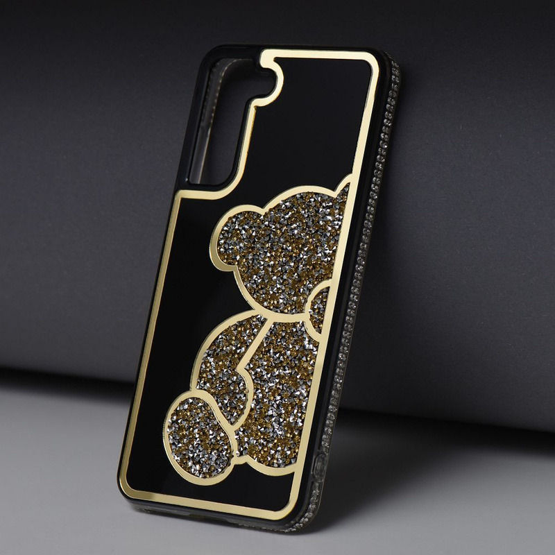 Futerał TEDDY BEAR do SAMSUNG A15 4G / A15 5G złoty