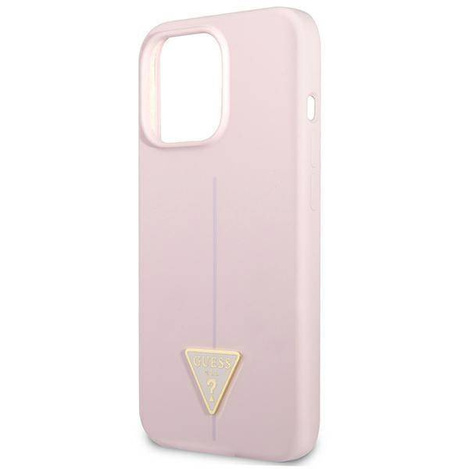 Guess GUHCP13XSLTGU iPhone 13 Pro Max 6,7 &quot;lila / lila Hardcase Silikondreieck