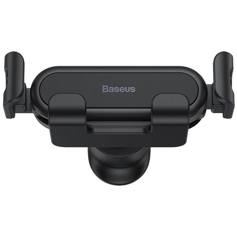 Baseus grawitacyjny uchwyt samochodowy na telefon na kratkę nawiewu (Air Outlet Version) czarny (SUWX010001)