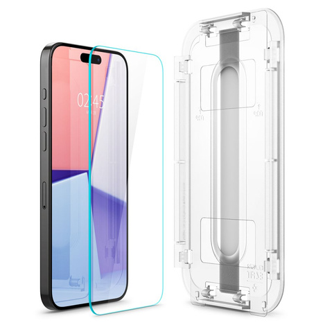 SPIGEN GLAS.TR EZ FIT IPHONE 15 PRO CLEAR 2-PACK